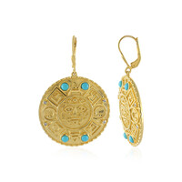 Orecchini in argento con Turchese Sleeping Beauty