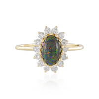 Anello in oro con Opale Matrice Andamooka (AMAYANI)