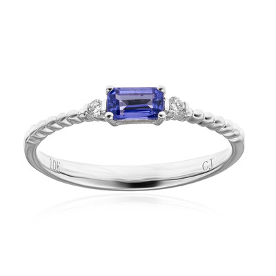 Anello in oro con Tanzanite AAA