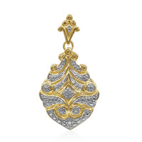 Ciondolo in argento con Diamante PK (I)