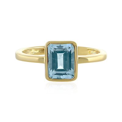 Anello in argento con Topazio Blu Cielo