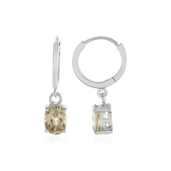 Orecchini in argento con Zircone Canarino