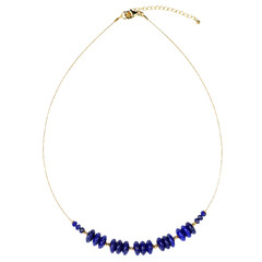 Collana in acciaio inossidabile con Lapislazzuli