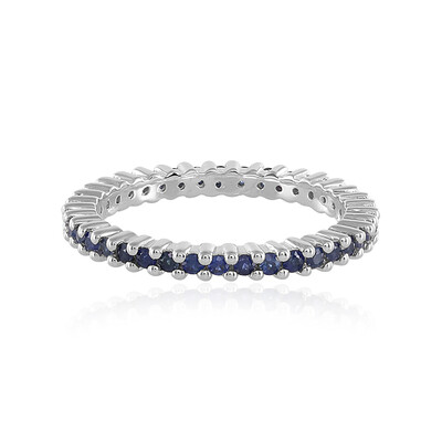 Anello in argento con Zaffiro Blu