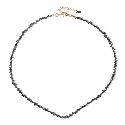 Collana in argento con Diamante Nero