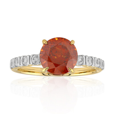 Anello in oro con Sfalerite