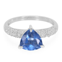 Anello in argento con Fluorite Cangiante