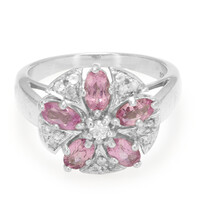 Anello in argento con Tormalina Rosa Cuprian