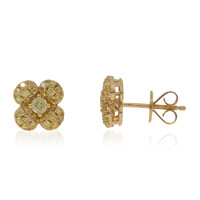 Orecchini in oro con Diamante Giallo SI2 (CIRARI)