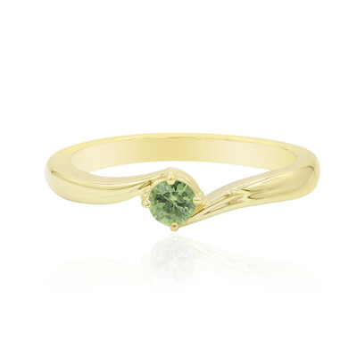 Anello in oro con Demantoide del Madagascar (John Ferry)