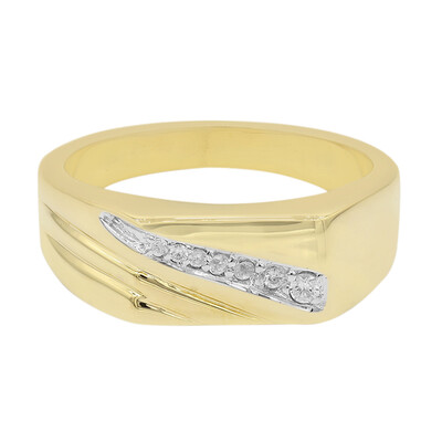 Anello placcato in oro con Zircone
