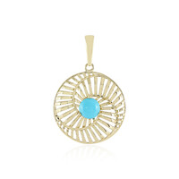 Ciondolo in oro con Turchese Sleeping Beauty (Ornaments by de Melo)