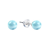 Orecchini in argento con Larimar