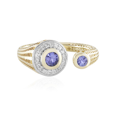 Anello in oro con Tanzanite AAA (Ornaments by de Melo)