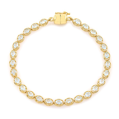Bracciale in argento con Topazio Blu Cielo