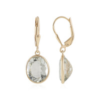 Orecchini in argento con Ametista Verde