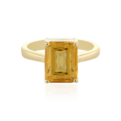 Anello in argento con Citrino
