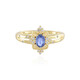 Anello in argento con Zaffiro Ceylon Blu (non riscaldato)