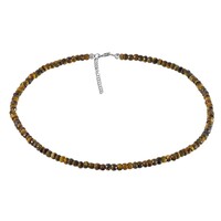 Collana in argento con Occhio di Tigre