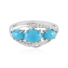 Anello in argento con Turchese Sleeping Beauty (Faszination Türkis)