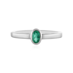 Anello in argento con Smeraldo Colombiano