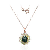 Collana in argento con Agata Muschiata