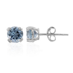 Orecchini in argento con Topazio Blu Cielo