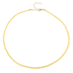 Collana in argento con Zaffiro Giallo