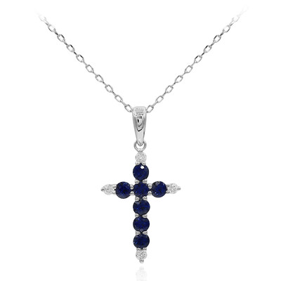 Collana in oro con Zaffiro Ceylon (CIRARI)