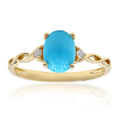 Anello in oro con Turchese Arizona (CIRARI)