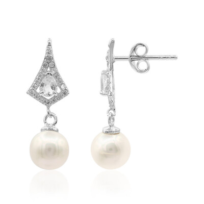 Orecchini in argento con Perla di Acqua Dolce