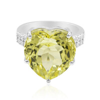 Anello in argento con Quarzo Ouro Verde (Tenner Diniz)