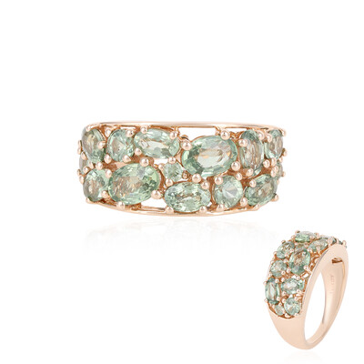 Anello in oro con Zaffiro Verde (KM by Juwelo)