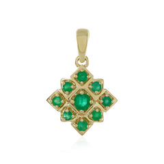 Ciondolo in oro con Smeraldo Brasiliano (Adela Gold)