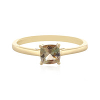 Anello in oro con Pietra del Sole dell'Oregon