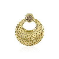 Ciondolo in oro con Diamante Champagne I2 (Ornaments by de Melo)