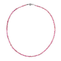 Collana in argento con Tormalina Rosa
