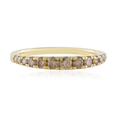 Anello in oro con Diamante Champagne I2 (de Melo)