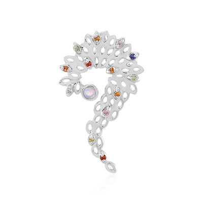Ciondolo in argento con Opale di Welo (MONOSONO COLLECTION)