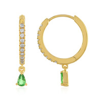 Orecchini in argento con Tsavorite
