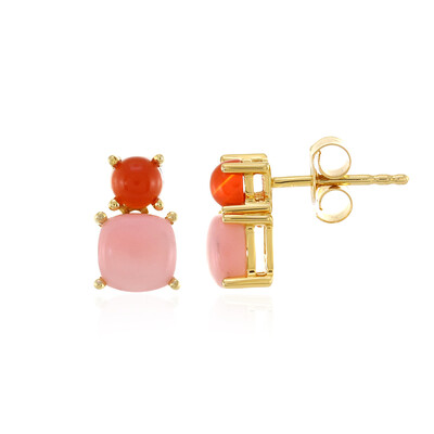Orecchini in argento con Opale Rosa