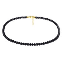 Collana in argento con Tormalina Nera