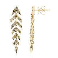 Orecchini in oro con Diamante Fancy SI2 (CIRARI)