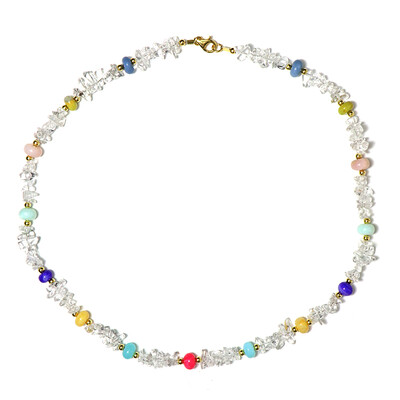 Collana in argento con Opale dell'Etiopia