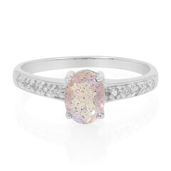 Anello in argento con Labradorite