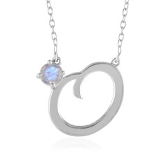 Collana in argento con Pietra di Luna Arcobaleno