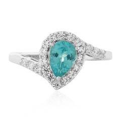 Anello in argento con Apatite Blu