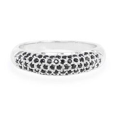 Anello in argento con Spinello Nero