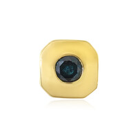 Ciondolo in argento con Diamante Blu I3