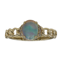 Anello in oro con Opale di Welo AAA (CIRARI)
